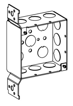 ORBIT 4SDB-50-FB 4" Square 2-1/8" Deep Electrical Box