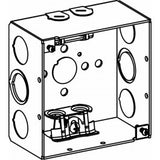 Orbit 4SDB-MC 4" Electrical Square Box 2-1/8 Deep Welded W/ MC Clamps