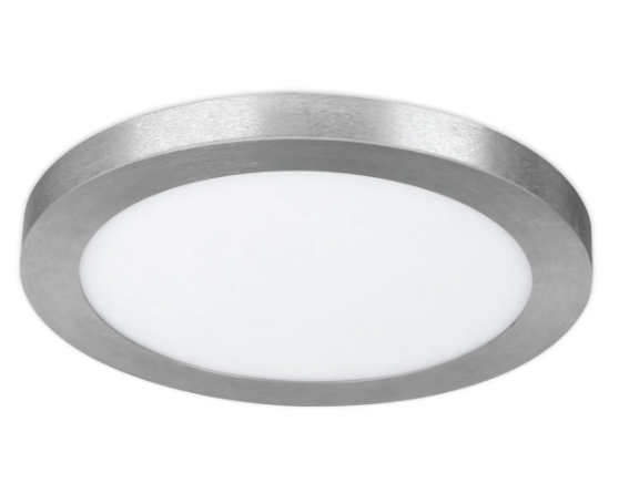 Feit Electric FP13/4WY/NK 13 in. Round Selectable Color Nickel LED Ceiling Light Fixture, Multi-Color Temperature, Wattage 15W, Voltage 120V