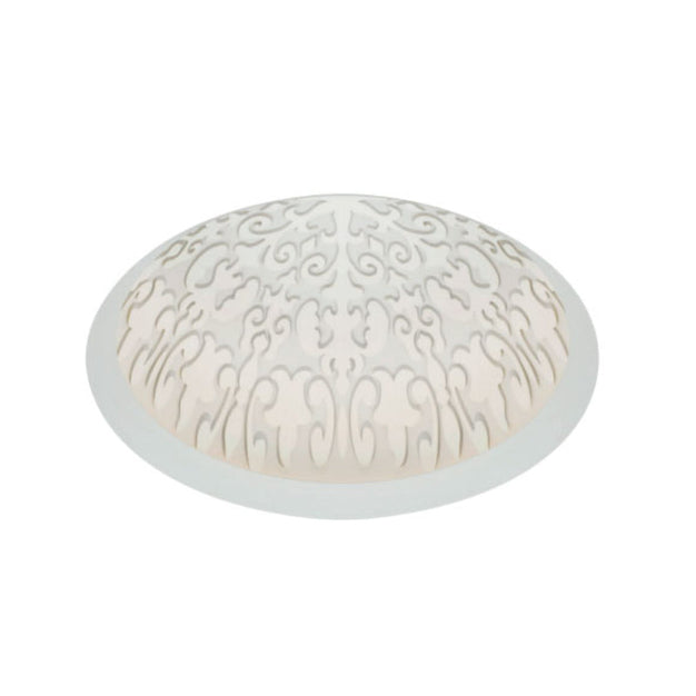 Visual Comfort Architectural EDIT12RL9274W Reflections 12" Indirect Downlight Flangeless White Trim - CCT 2700K - Dome Pattern: Fleur