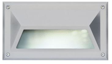 Dabmar Lighting DSL1002-L9-30K-W Cast Aluminum Hooded Step Light, 85-265V,G24, Color Temperature 3000K, White Finish