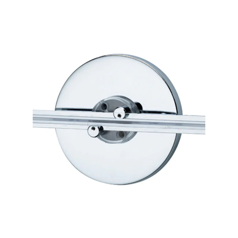 Visual Comfort Architectural 700WMOP4RS Wall Monorail 4" Round Single Feed Power Canopy Satin Nickel