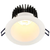 Lotus LED Lights LD4R-30K-4R-WR-WT 4" Round Deep Regressed LED Downlight - 15W - 3000K - 1,150 Lumens - White Reflector - White Trim - 120V