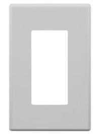 SensorWorx SWX-199-SL-GY Screwless Wall Plate, Gray Finish