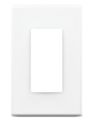 SensorWorx SWX-199-SL-WH Screwless Wall Plate, White Finish
