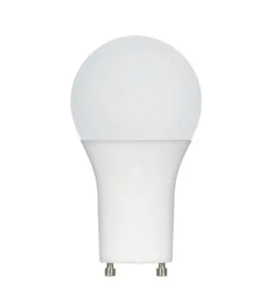 Satco S21324 LED A19 Bulb, Dimmable, GU24, Wattage 11.5W, Lumens 1100 lm, Voltage 120V, Color Temperature 2700K, White