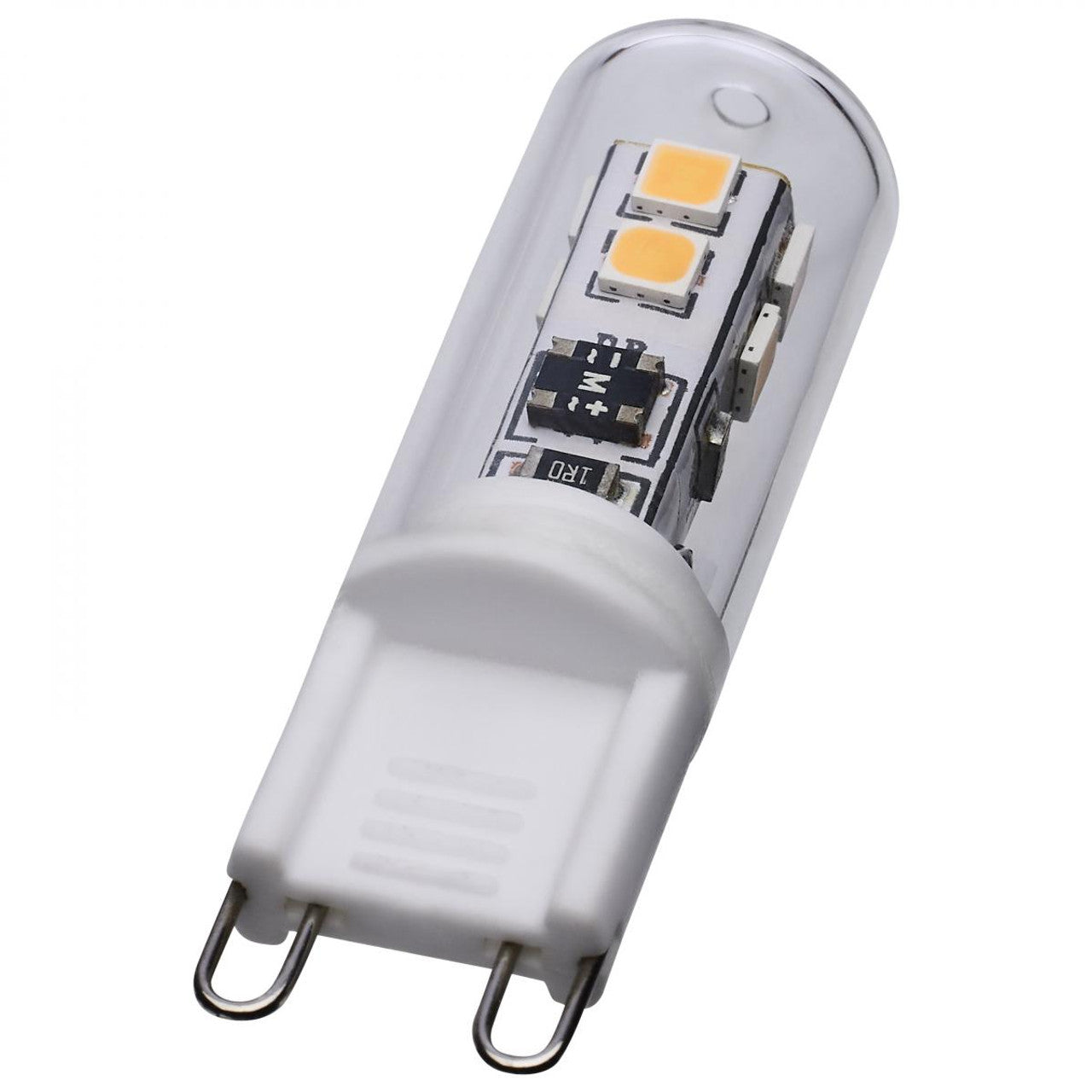SATCO S12328 T4 LED, Clear Finish, G9 Base, Wattage 2W, Color Temperature 3000K, Voltage 120V