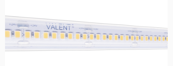 Diode LED DI-24V-VL2-40-W100 100 ft. Valent High Density Wet Location LED Tape Light, Voltage 24V, Color Temperature 4000K, Wattage 1.72W/ft