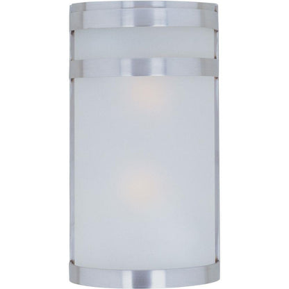 Maxim Lighting 5002FTSST Arc 2 Light 6.5 inch Stainless Steel Outdoor Wall Light