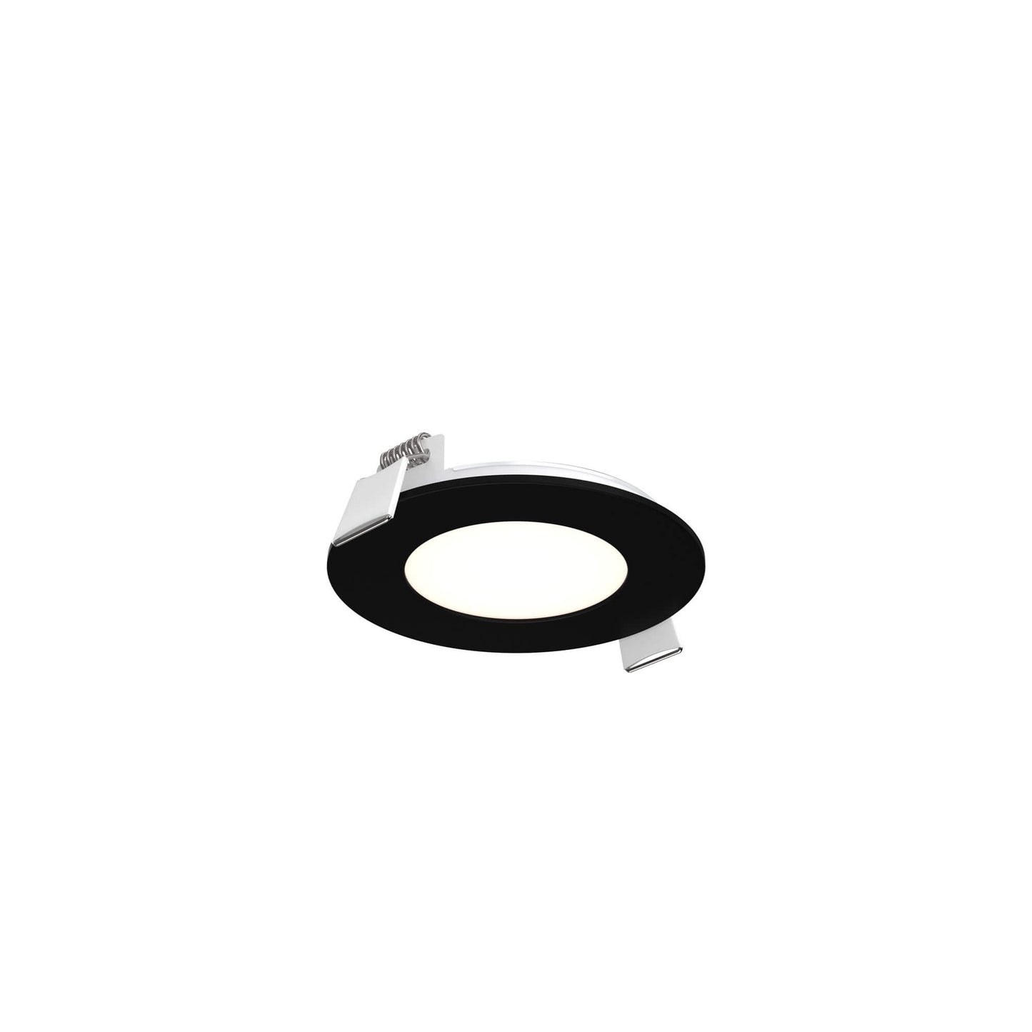 DALS Lighting 5003-CDW-BK 3" Round Recessed Slim Panel - 120V - CCT: 5CCT + 3000K – 2200K - Finish: Black