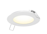 DALS Lighting 5004-FR-CC-WH Multi CCT Slim Round Recessed 2 Hour Fire Rated - White Finish