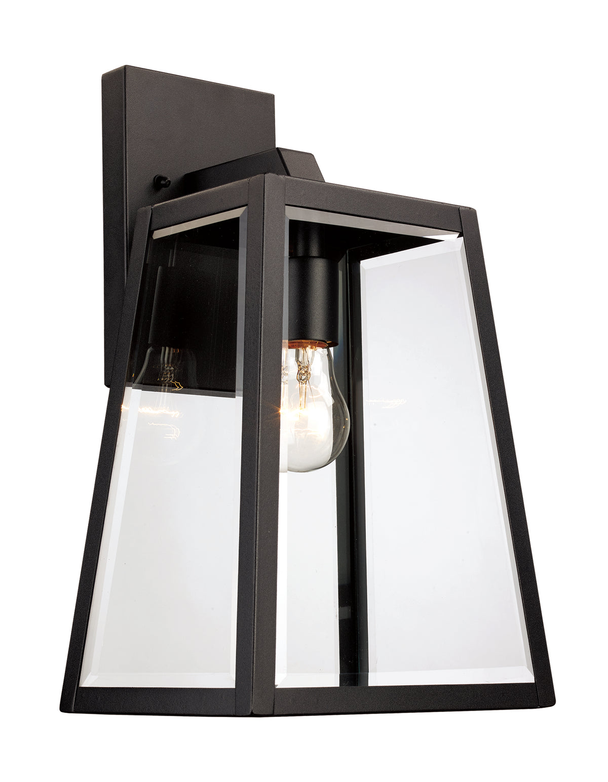 Trans Globe Lighting 50212 BK Obsidian black outdoor wall lantern