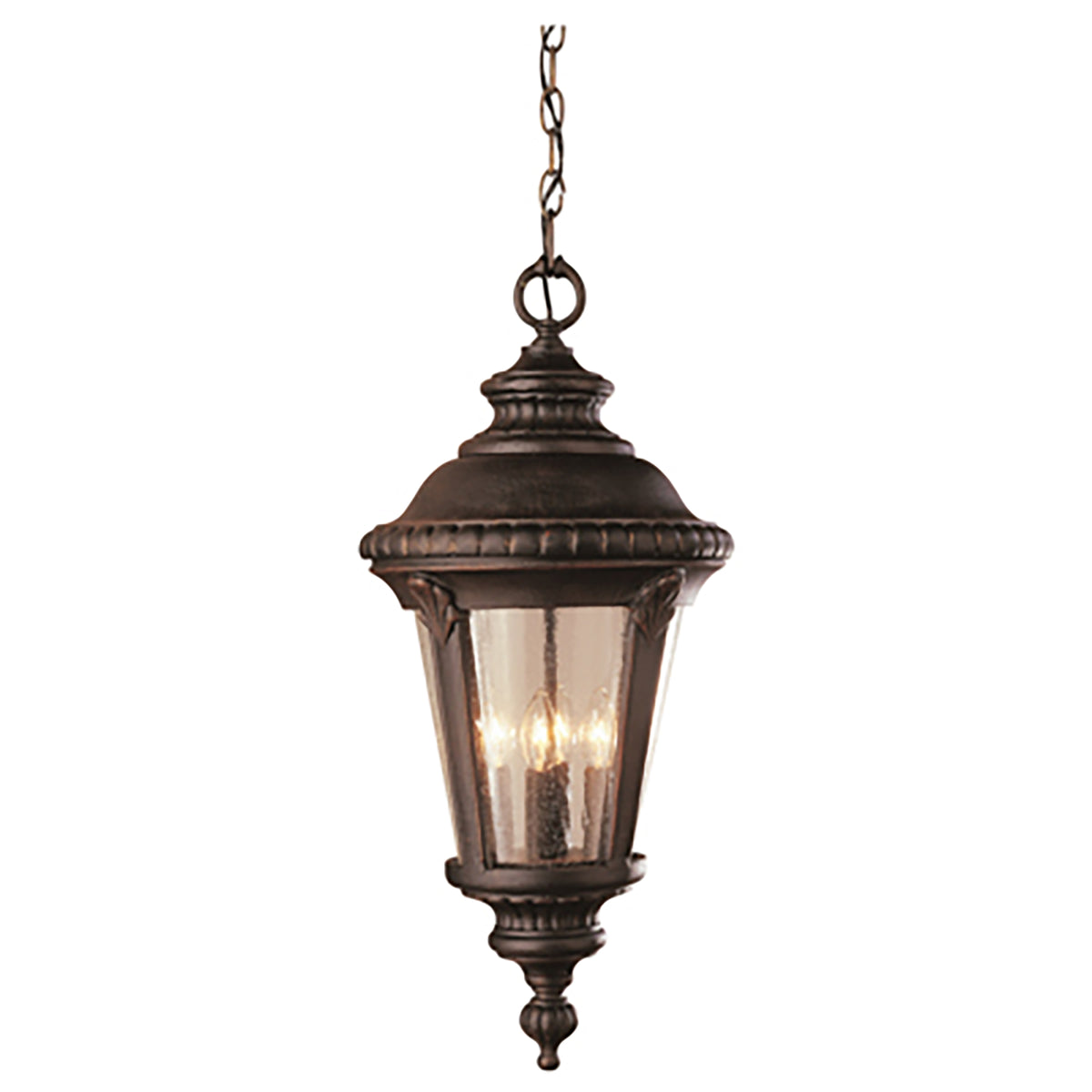 Trans Globe Lighting 5049 RT Commons 1 Light Rust Outdoor Hanging Lantern