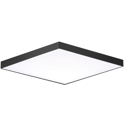 Maxim Lighting 57669WTSN Trim 1 Light 10.5 inch LED Flush Mount Ceiling Light in Black finish - product view