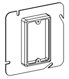 ORBIT 51075 5 Inch Square Single Gang 0.75 Inch Raised Steel Device Ring 4-11/16