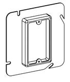 ORBIT 51100 5 Inch Square Single Gang 1 Inch Raised Steel Device Ring 4-11/16" Square