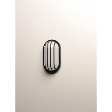Maxim Lighting 51110FTBK Bulwark Black Outdoor Wall Sconce - Side Profile on Wall