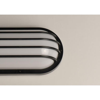 Maxim Lighting 51110FTWT Bulwark Outdoor Wall Sconce - Close-Up Detail of Grille and Diffuser