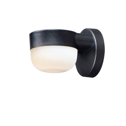 Maxim Lighting 51116FTBK Michelle 1 Light Black LED Outdoor Wall Lantern - White Background Side View