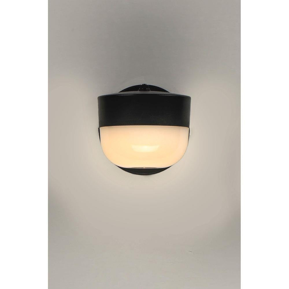 Maxim Lighting 51116FTBK Michelle 1 Light Black LED Outdoor Wall Lantern - Lit Front View