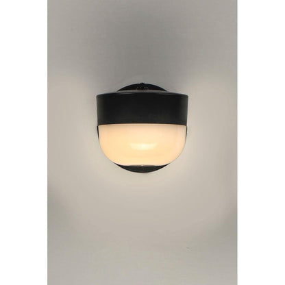 Maxim Lighting 51116FTBK Michelle 1 Light Black LED Outdoor Wall Lantern - Lit Front View