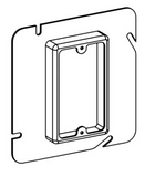 ORBIT 51150 5 Inch Square Single Gang 1.5 Inch Raised Steel Device Ring 4-11/16"