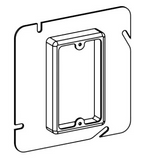 ORBIT 51200 5 Inch Square Single Gang 2 Inch Raised Steel Device Ring 4-11/16"