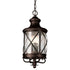 Trans Globe Lighting 5126 ROB Chandler 4 light outdoor hanging lantern in rubbed oil bronze