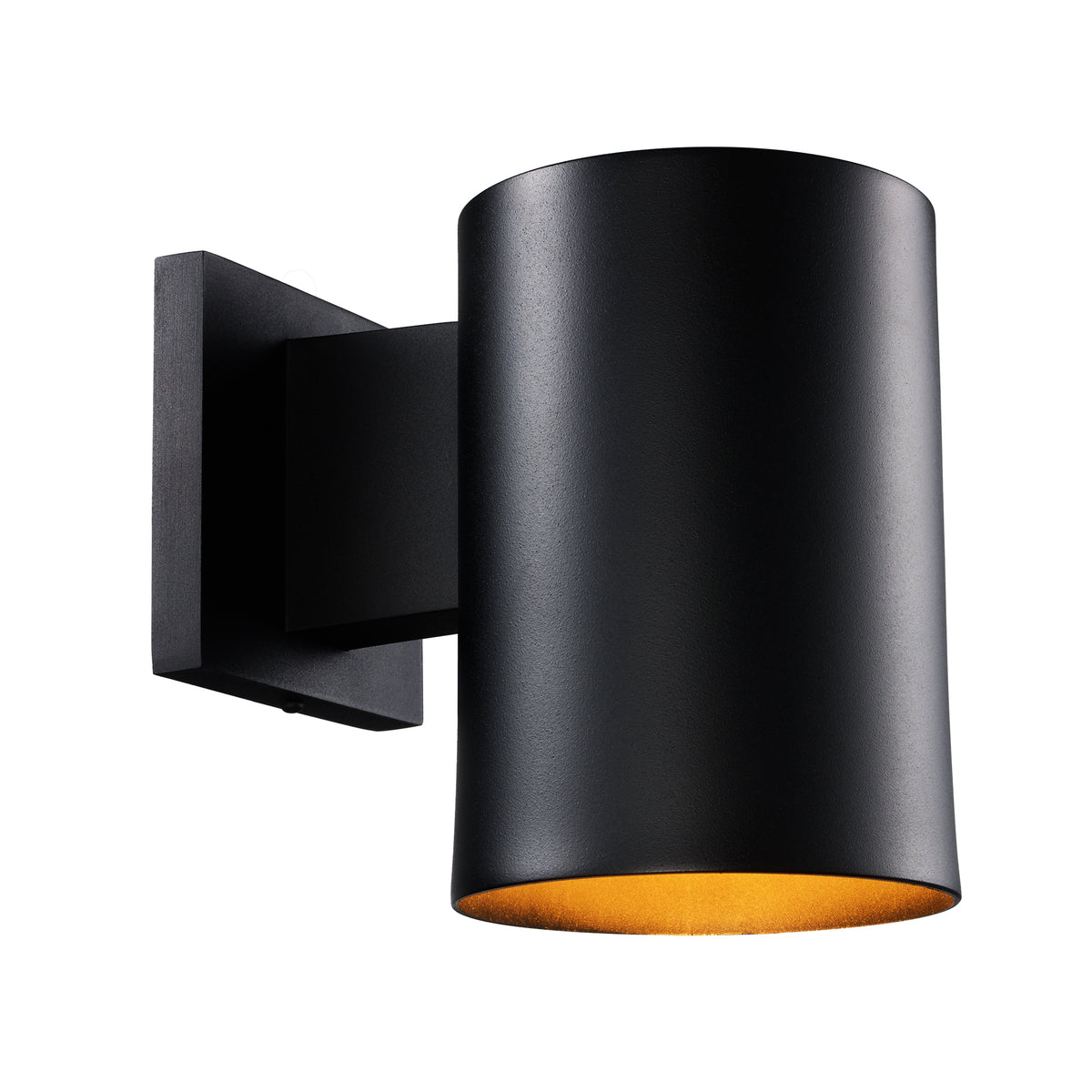 Trans Globe Lighting 51300 BK Cali black wall lantern angled view