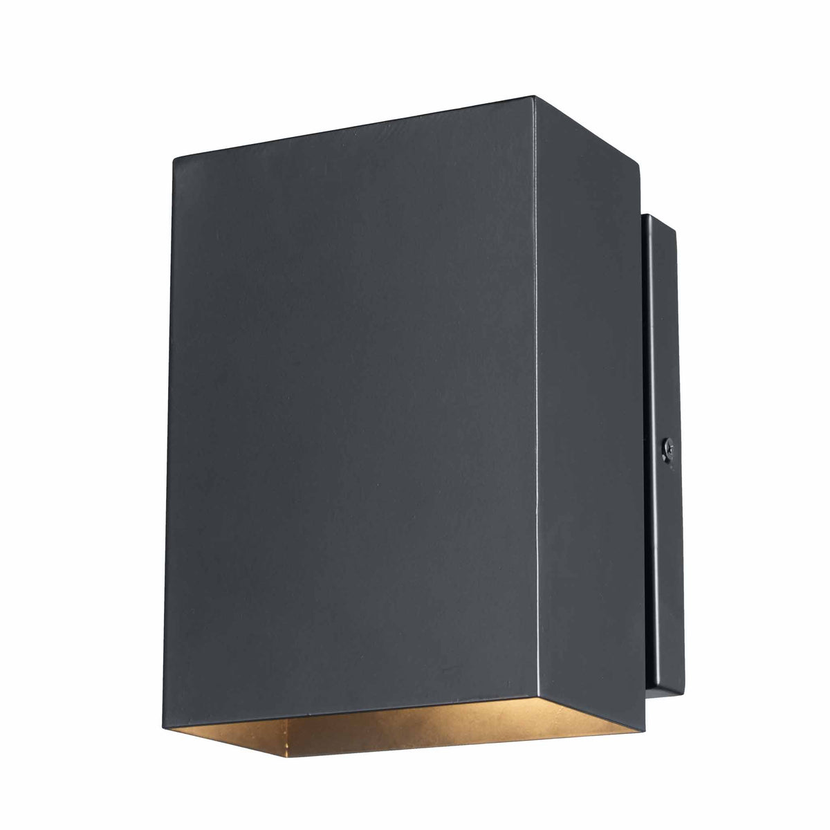 Trans Globe Lighting 51340 MB Sidewell matte black outdoor wall sconce side view