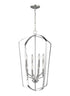 Generation Lighting 5134908EN-05 Romee 8 light chrome foyer pendant ceiling light