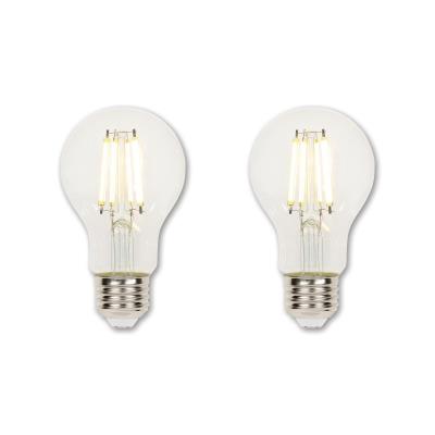 Westinghouse Lighting 5136100 A19 clear filament LED light bulb 2 pack