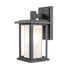 Trans Globe Lighting 51400 BK black wall lantern side view