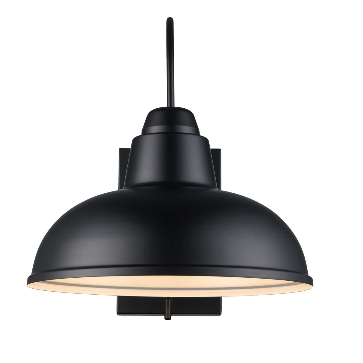 Trans Globe Lighting 51502 BK Gaviota black wall light front view