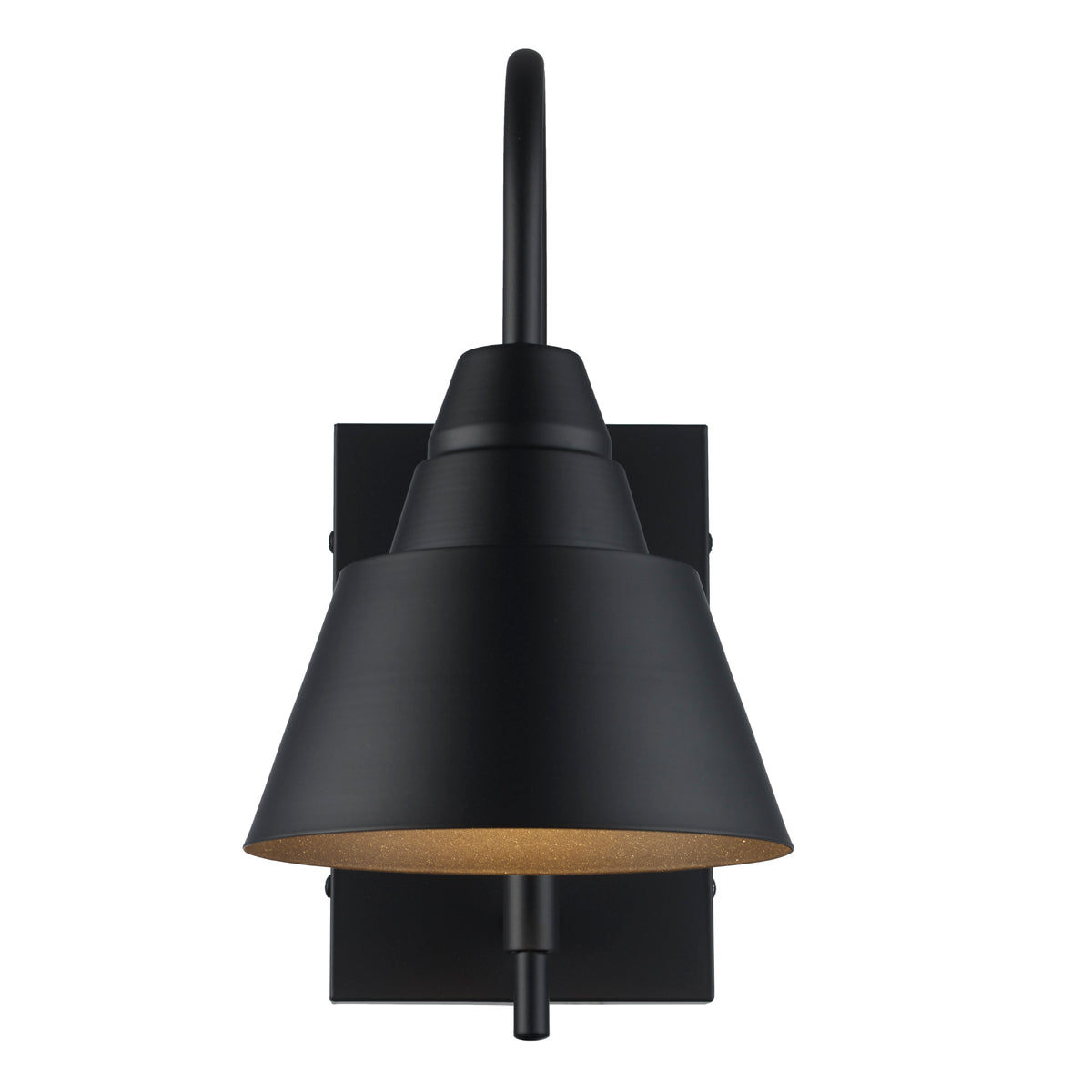 Trans Globe Lighting 51510 BK Rune black wall lantern front view