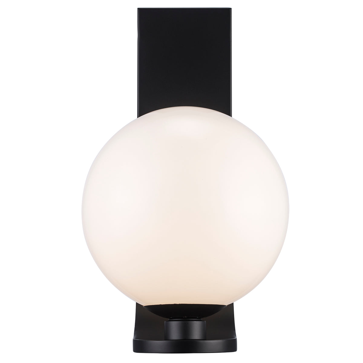 Trans Globe Lighting 51571 BK Lane black wall sconce front view