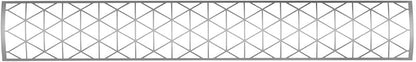 Infratech SS1S48 Single Element Contemporary Motif Upgrade Kit For 48 Inches Heaters - Stainless Steel Color