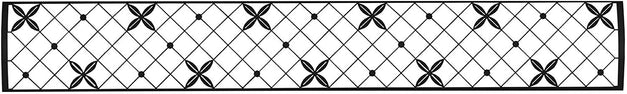 Infratech BL4S48 Single Element Traditional Motif Upgrade Kit For 48 Inches Heaters - Black Color