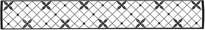 Infratech BL4S48 Single Element Traditional Motif Upgrade Kit For 48 Inches Heaters - Black Color