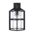Trans Globe Lighting 51681 BK Prado black wall lantern front view