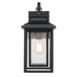 Trans Globe Lighting 51690 BK Bosque black wall lantern front view