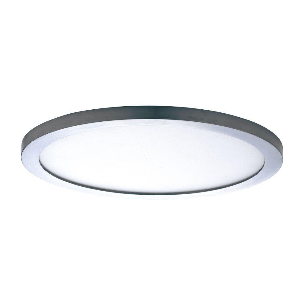 Maxim Lighting 57692WTSN Chip 2 Light 7 inch Satin Nickel Round LED Flush Mount Ceiling Light