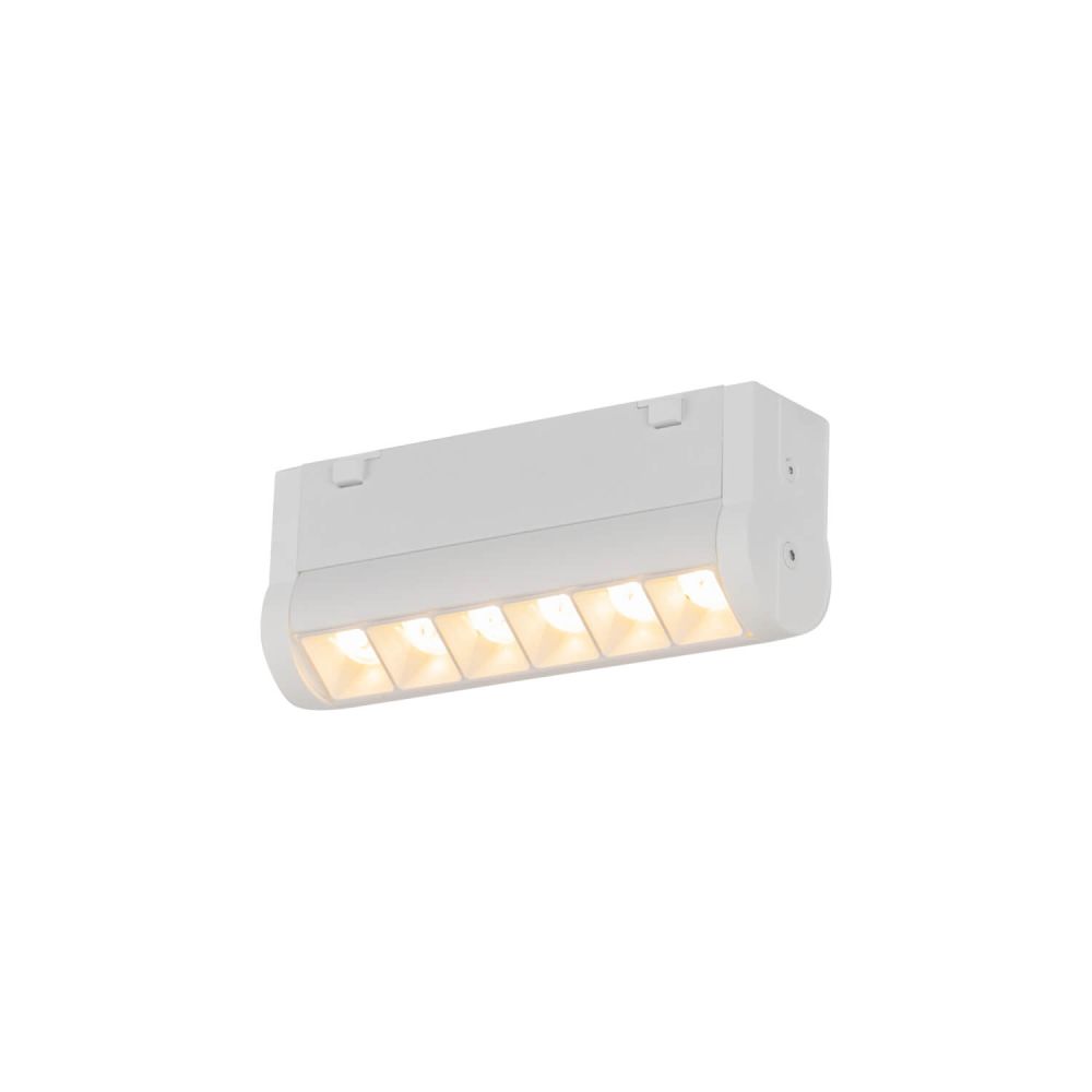 Kuzco Lighting TRS69305-WH-4K Holo Shift 5 inch LED Adjustable Track Directional Light in White, Wattage 6W, Color Temperature 4000K