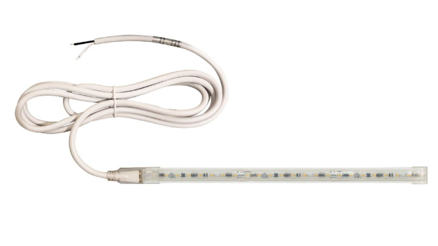 Nora Lighting NUTP13-W25-12-940/HW Custom Cut 25-ft Continuous LED Tape Light 330lm / 3.6W per foot with Mounting Clips and 8' Hardwired Power Cord, Voltage 120V, Color Temperature 4000K