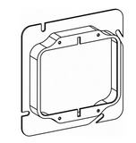 ORBIT 52025 5 Inch Square 2 Gang 0.25 Inch Raised Steel Device Ring 4-11/16"