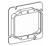 ORBIT 52075 5 Inch Square 2 Gang 0.75 Inch Raised Steel Device Ring 4-11/16"