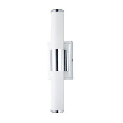 Maxim Lighting 52114WTSN Optic 1 Light 18 Inch Satin Nickel Bath Vanity Wall Light - front white background vertical