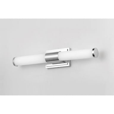 Maxim Lighting 52115WTPC Optic 1 Light 24 inch Polished Chrome Bath Vanity Wall Light - Horizontal Mount Side Angle View