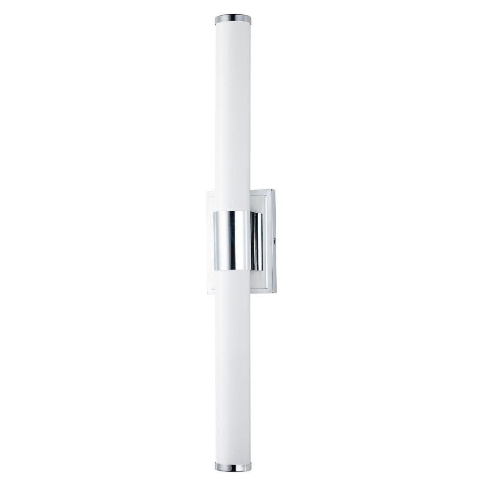 Maxim Lighting 52116WTPC Optic 1 Light 30 inch Polished Chrome Bath Vanity Wall Light - Front View White Background