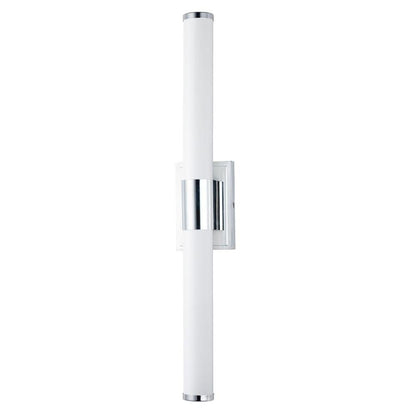 Maxim Lighting 52116WTSN Optic 1 Light 30 Inch Satin Nickel Bath Vanity Wall Light - Vertical Front View